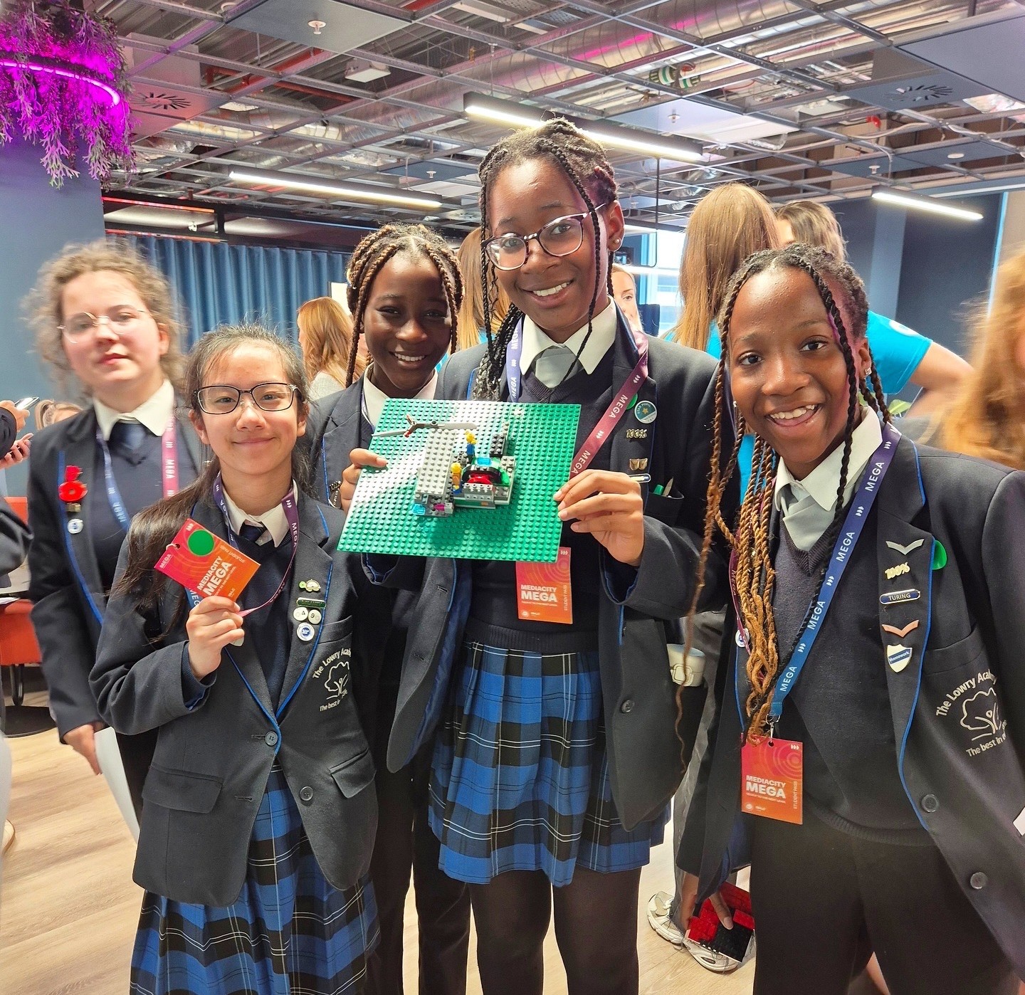 Year 8 Impress at Media City's CyberFirst Event